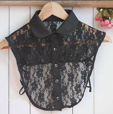 DC Vintage black transparant with flower prints